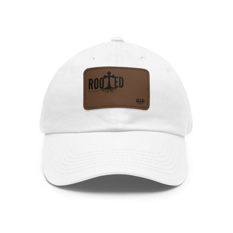 Rooted Leather Patch Hat