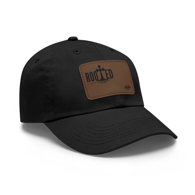 Rooted Leather Patch Hat