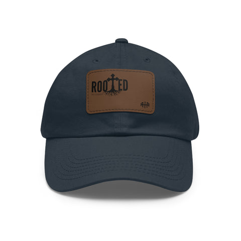 Rooted Leather Patch Hat