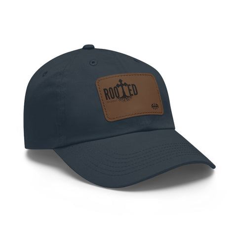 Rooted Leather Patch Hat