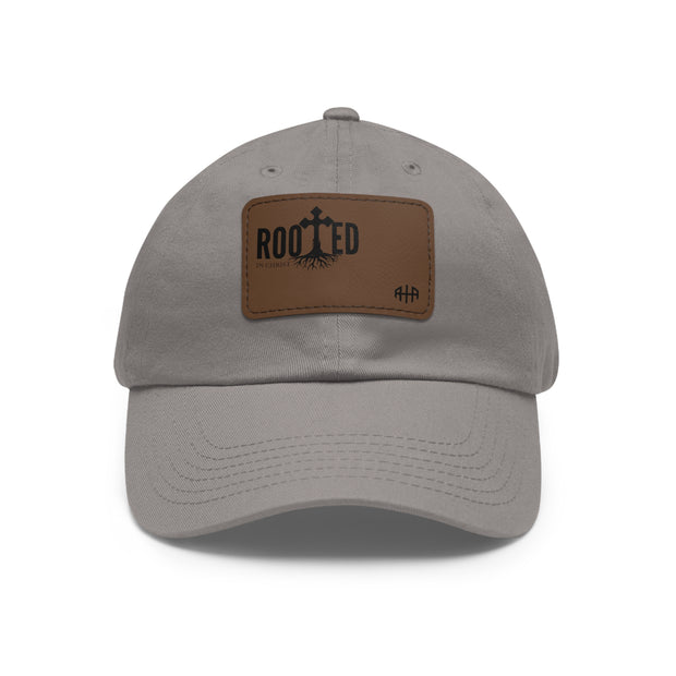 Rooted Leather Patch Hat